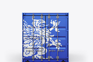 Shipping Container Mockup Set