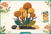 Mushroom Botanical Clipart Bundle, an Object Graphic by Actual Pixel (Thumbnail 18 of 21)