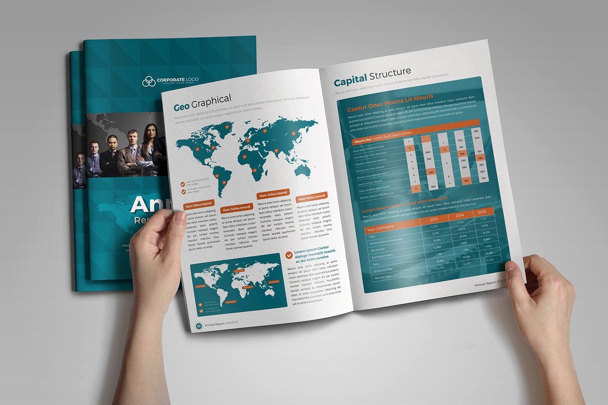Annual Report Template V3, a Brochure Template by JanySultana (Photo 13 of 14)