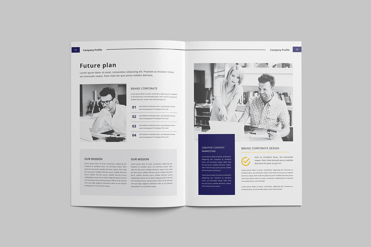 Proposal Brochure Template, a Brochure Template by Tanber Hossen (Photo 14 of 14)