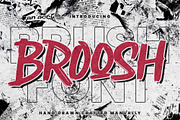 Broosh - Hand Drawn Crafted Manually, a Handwritten Font by Gassstype (Thumbnail 1 of 8)