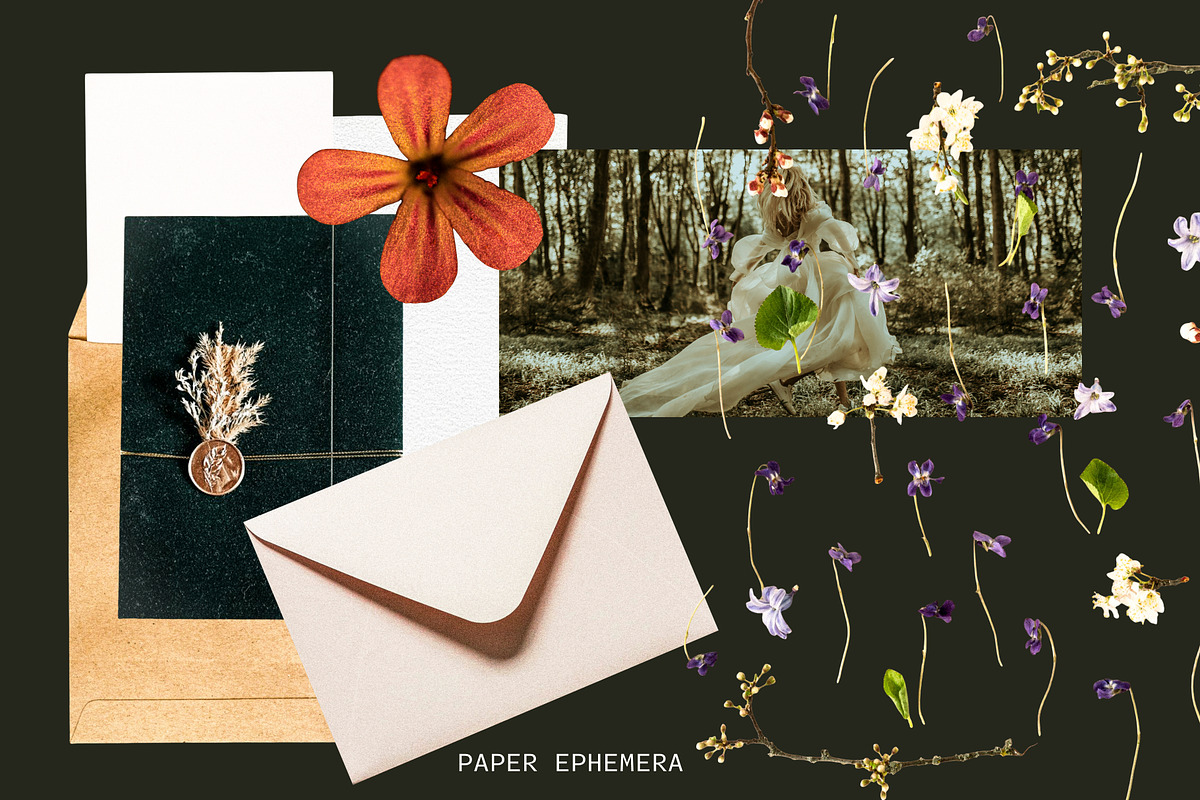 Analog Wedding Collage Kit, an Object Graphic by Anzhelika (Photo 5 of 12)