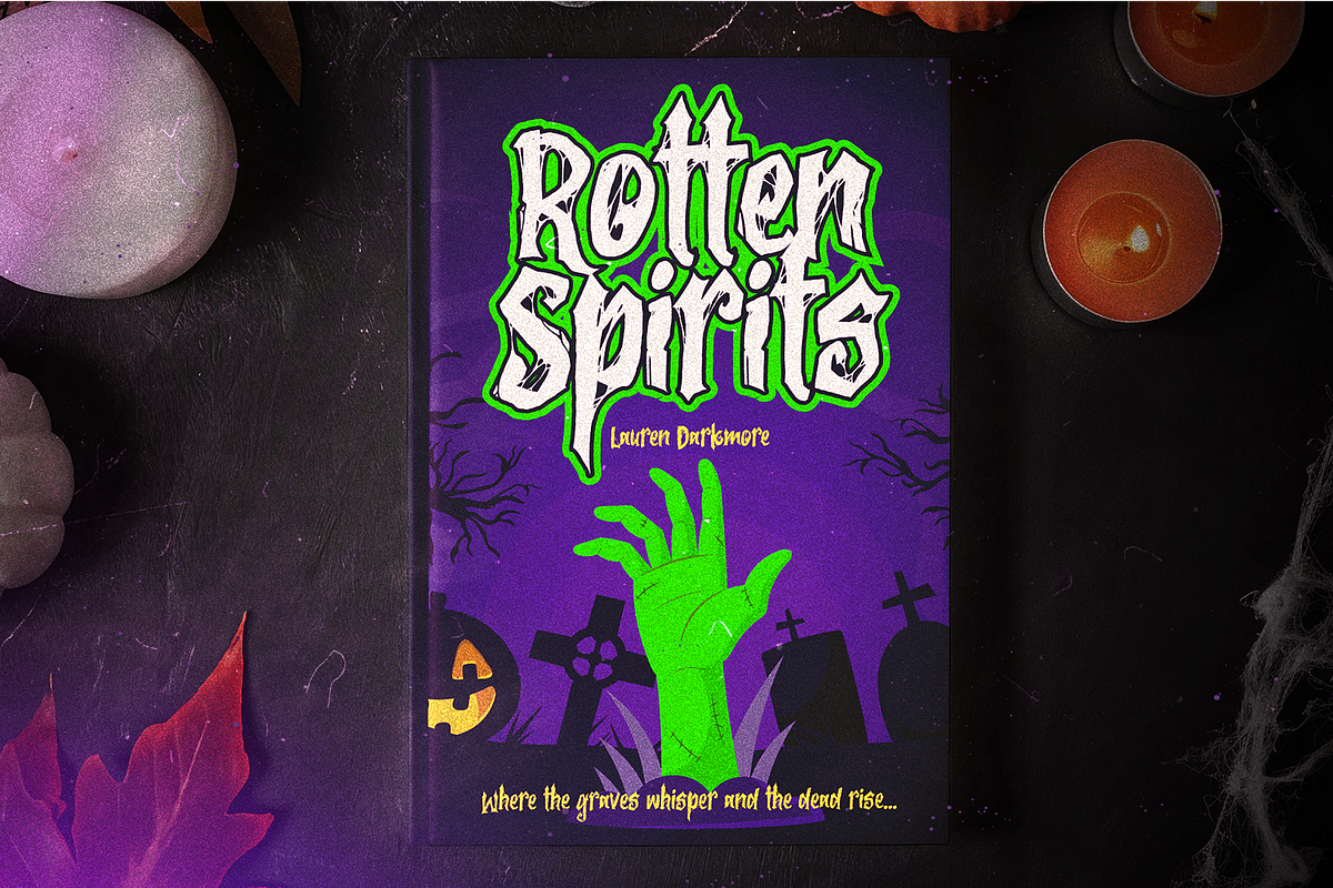 Rotten Spirits - Layered Horror Font, a Handwritten Font by agnyhasyastudio (Photo 10 of 15)