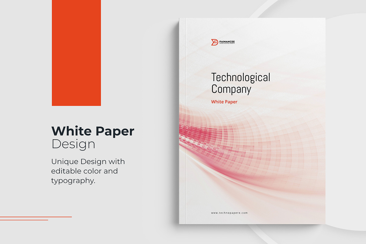 Minimal White Paper, a Brochure Template by astutedesign11 (Photo 3 of 13)