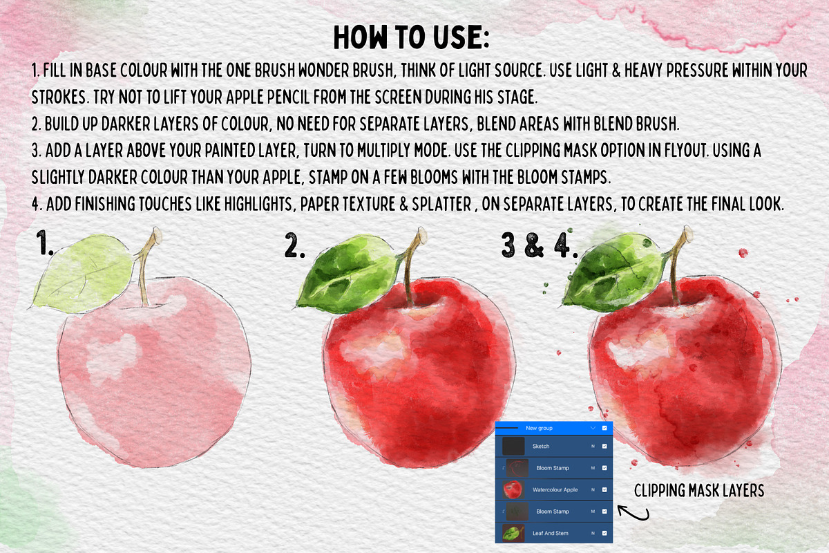 One Brush Wonder Watercolour, a Brush Add-On by SketchWerx (Photo 10 of 12)