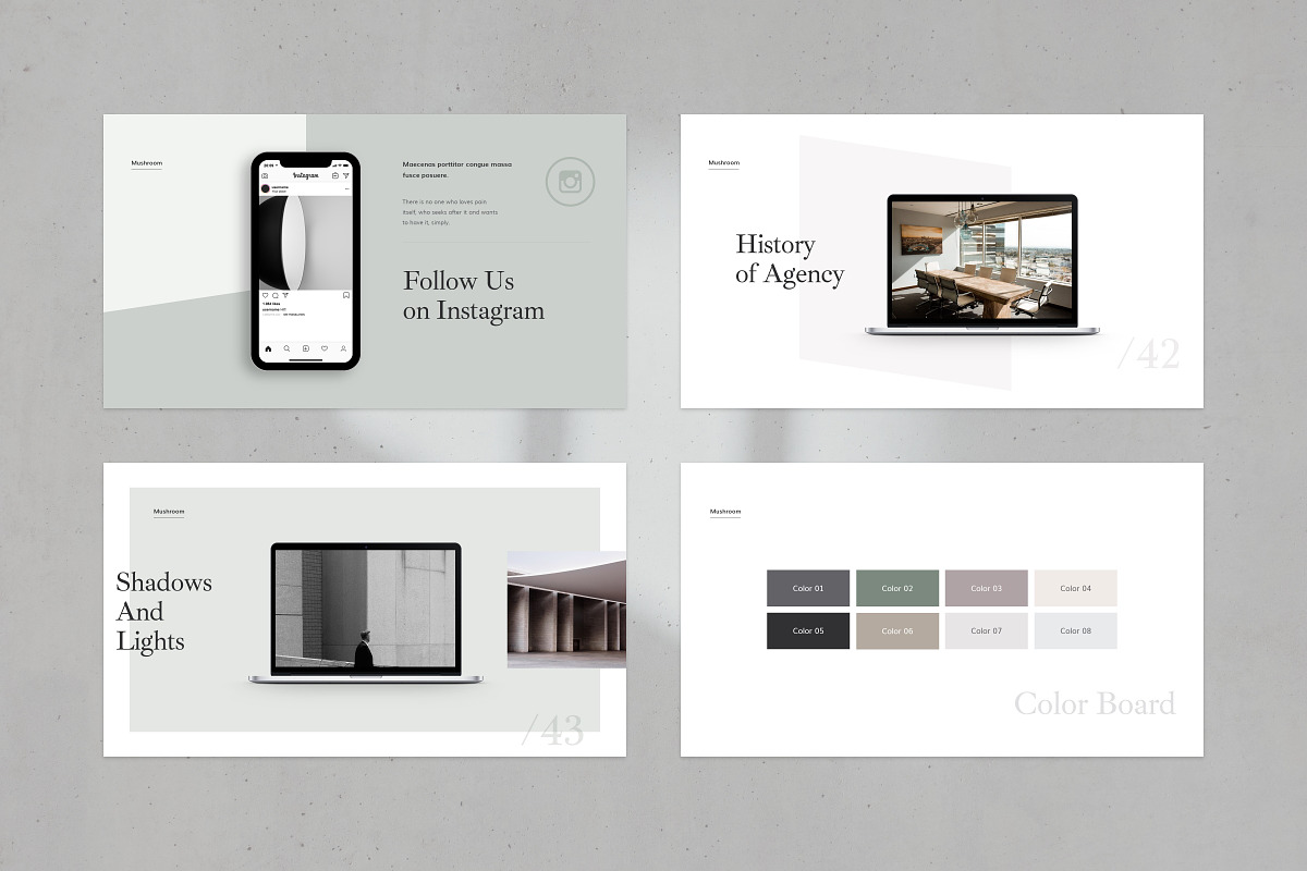 Mushroom PowerPoint Presentation, a Presentation Template by Goashape Studio (Photo 12 of 19)