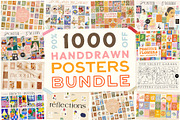 Modern Hand-drawn Wall Art Bundle, a Graphic by Ayya Studio (Thumbnail 1 of 68)
