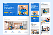 Home Cleaning Service Web UI Figma, an UI Kit Template by peterdraw (Thumbnail 7 of 7)