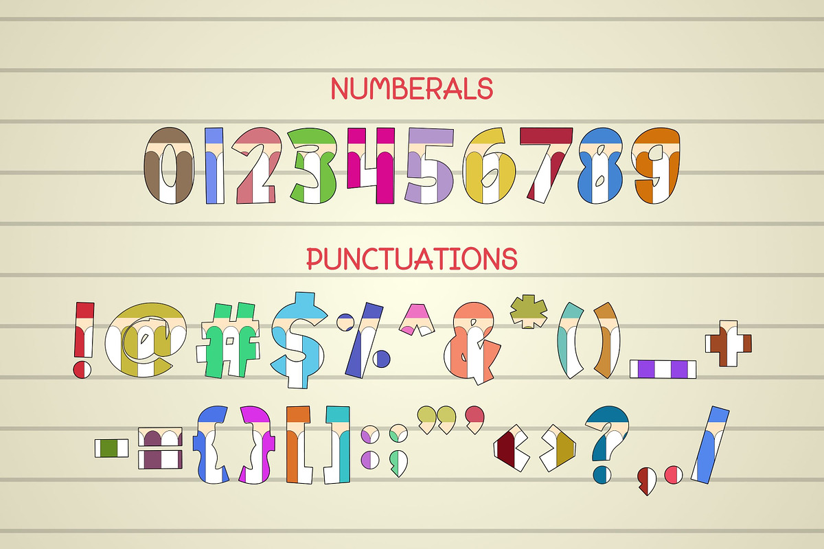 Back To School - 6 Color Fonts, a Graphic by Adalin Shop (Photo 19 of 19)