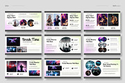 Musical Concert Powerpoint Template, a Presentation Template by fluffstudio (Thumbnail 3 of 4)