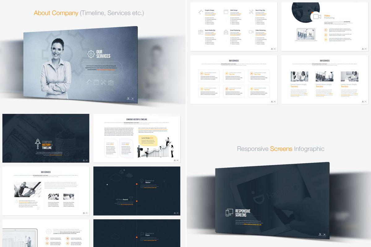 Beta | Minimal Keynote Template preview 7
