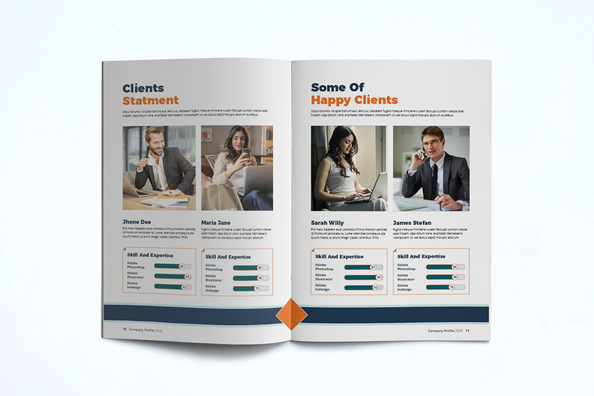Company Profile Template, a Brochure Template by UnicodeID (Photo 9 of 12)
