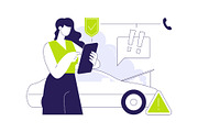 Insurance case abstract concept, a Finance Illustration by Visual Generation (Thumbnail 1 of 3)