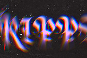 Psychedelic Warp Dissolve Text Effec, a Layer Style Add-On by Milka (Thumbnail 5 of 6)