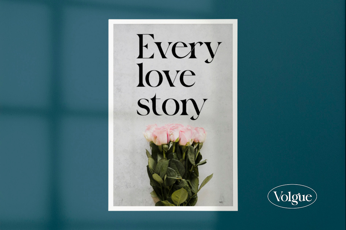Volgue Modern Serif Font, a Serif Font by Alfinart (Photo 9 of 10)