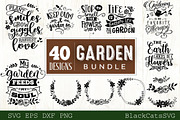 Garden SVG bundle 40 designs, an Illustration by BlackCatsMedia (Thumbnail 4 of 4)