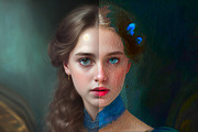 Artistic Oil Paint Effect Photoshop, an Action Add-On by liptouse (Thumbnail 2 of 12)
