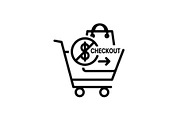 Minimal Shopping Cart Icons, an Icon by hafijul (Thumbnail 10 of 14)