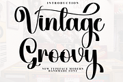Vintage Groovy, a Handwritten Font by InermediaSTUDIO (Thumbnail 1 of 8)