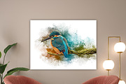 Watercolor Bird Painting Effect, an Action Add-On by Photoshop Action (Thumbnail 4 of 21)