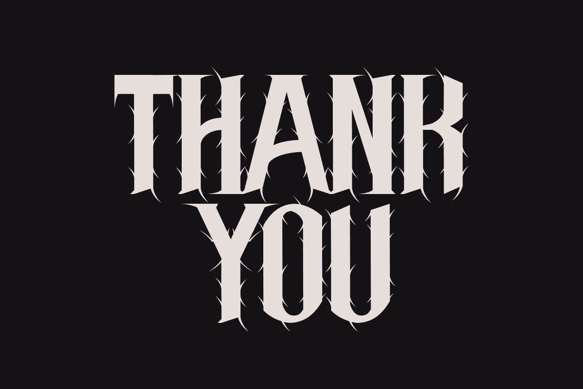 Under Ground - Hardcore Font, a Blackletter Font by Masyafi Studio (Photo 5 of 6)
