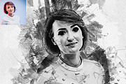 Ink Art Photoshop Action preview 2