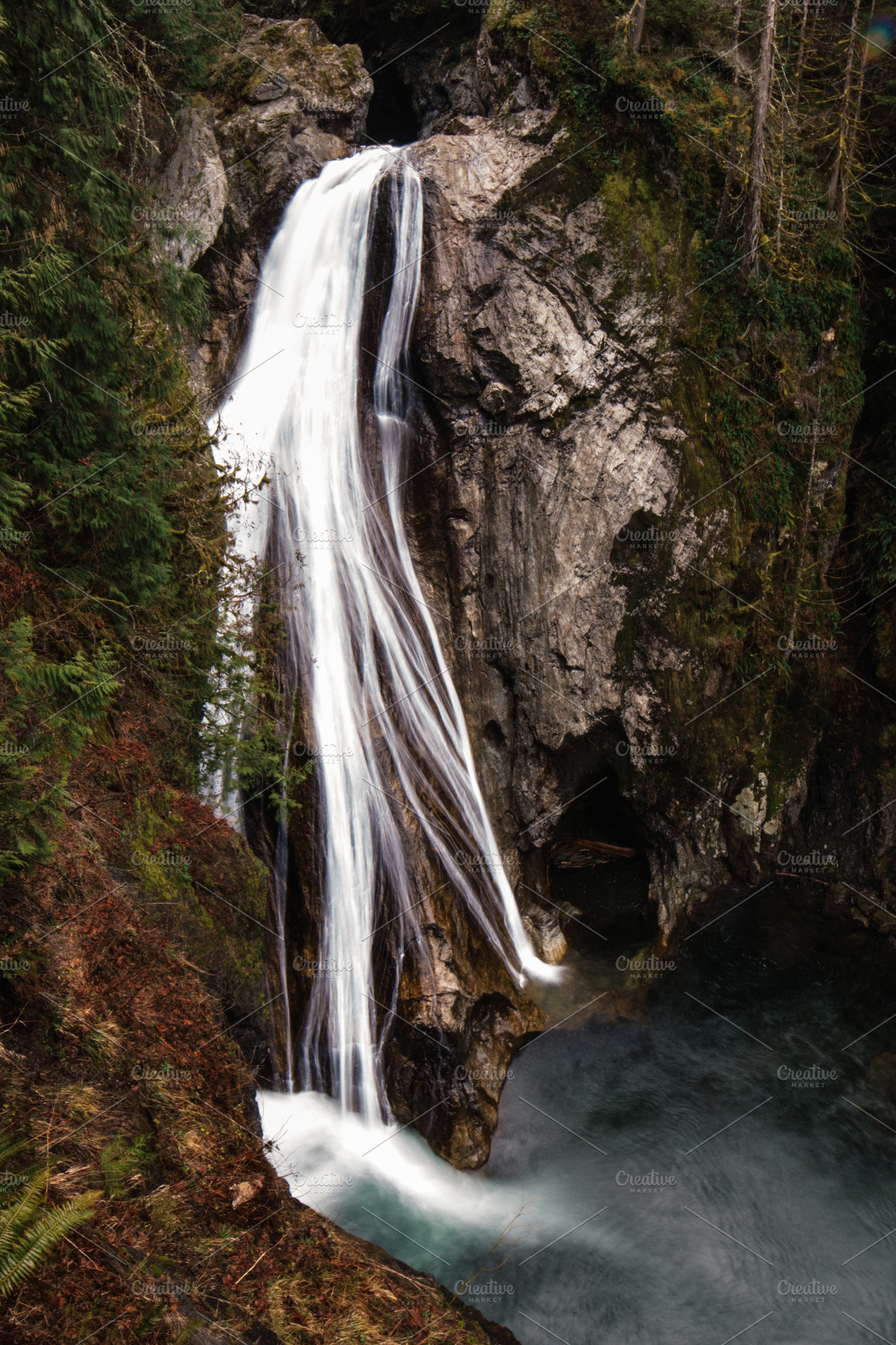 PNW Waterfall, a Nature Photo by Made by T
