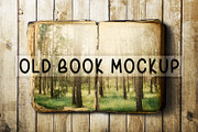 Old book mockup, a Print Template by RM_design (Thumbnail 1 of 3)