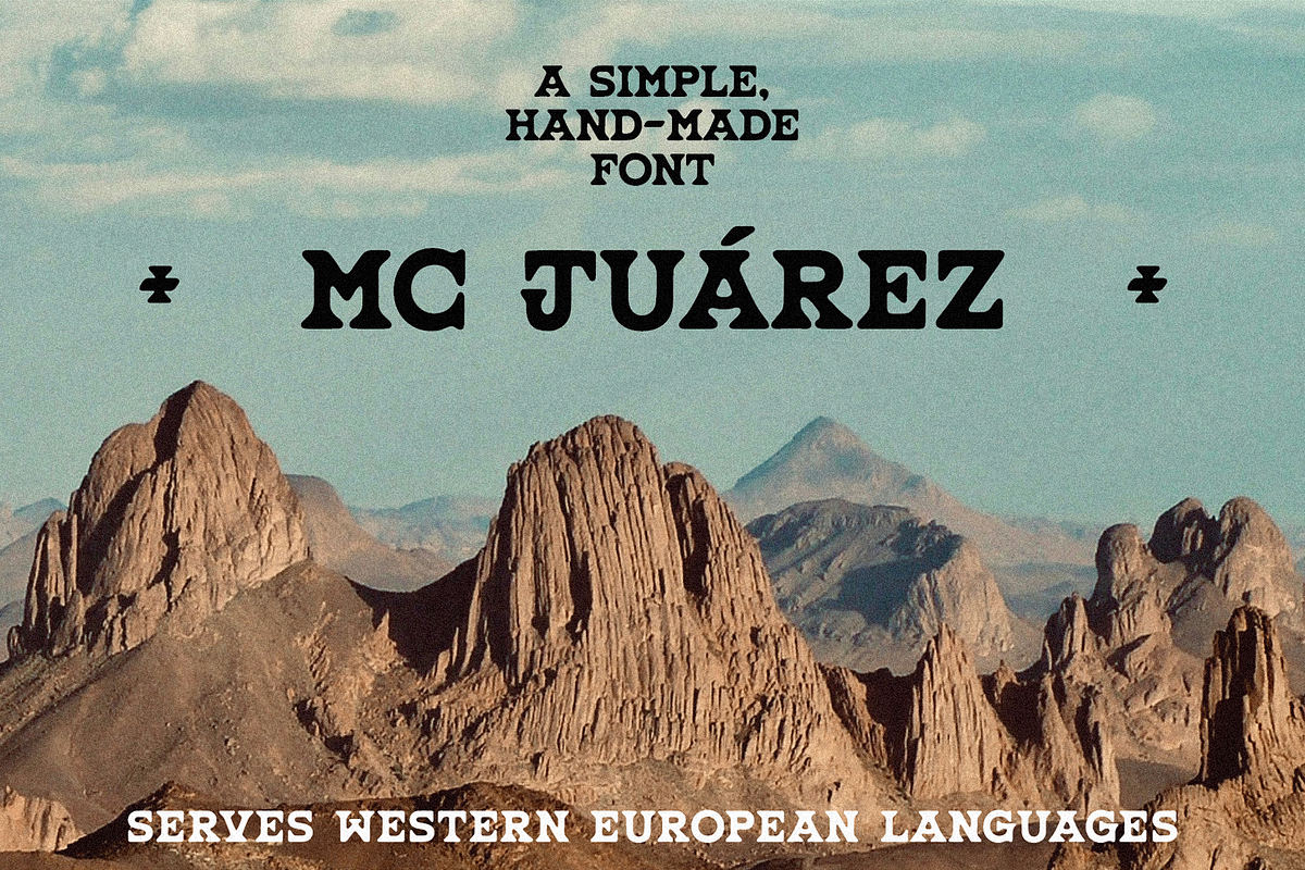 MC Juárez, a Slab Serif Font by McLetters (Photo 1 of 9)