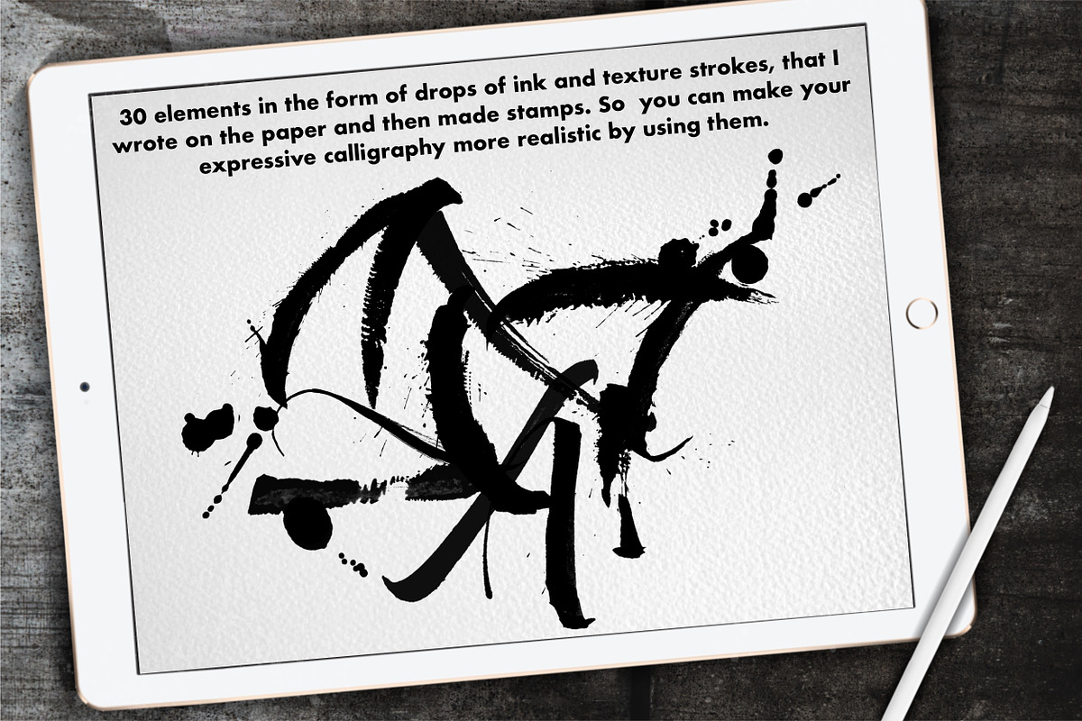 Expressive Calligraphy Brushpack, a Brush Add-On by Letter Elfa Studio (Photo 5 of 9)