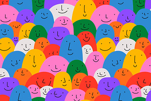 Smiley Pattern Set