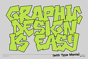 Chrome TM – Graffiti Font, a Handwritten Font by Type Mania (Thumbnail 12 of 12)