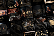 Luxury Real Estate Social Templates, a Social Media Template by Galaxybomb (Thumbnail 4 of 9)