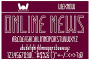 human alter ego font, a Font by weknow (Thumbnail 5 of 5)