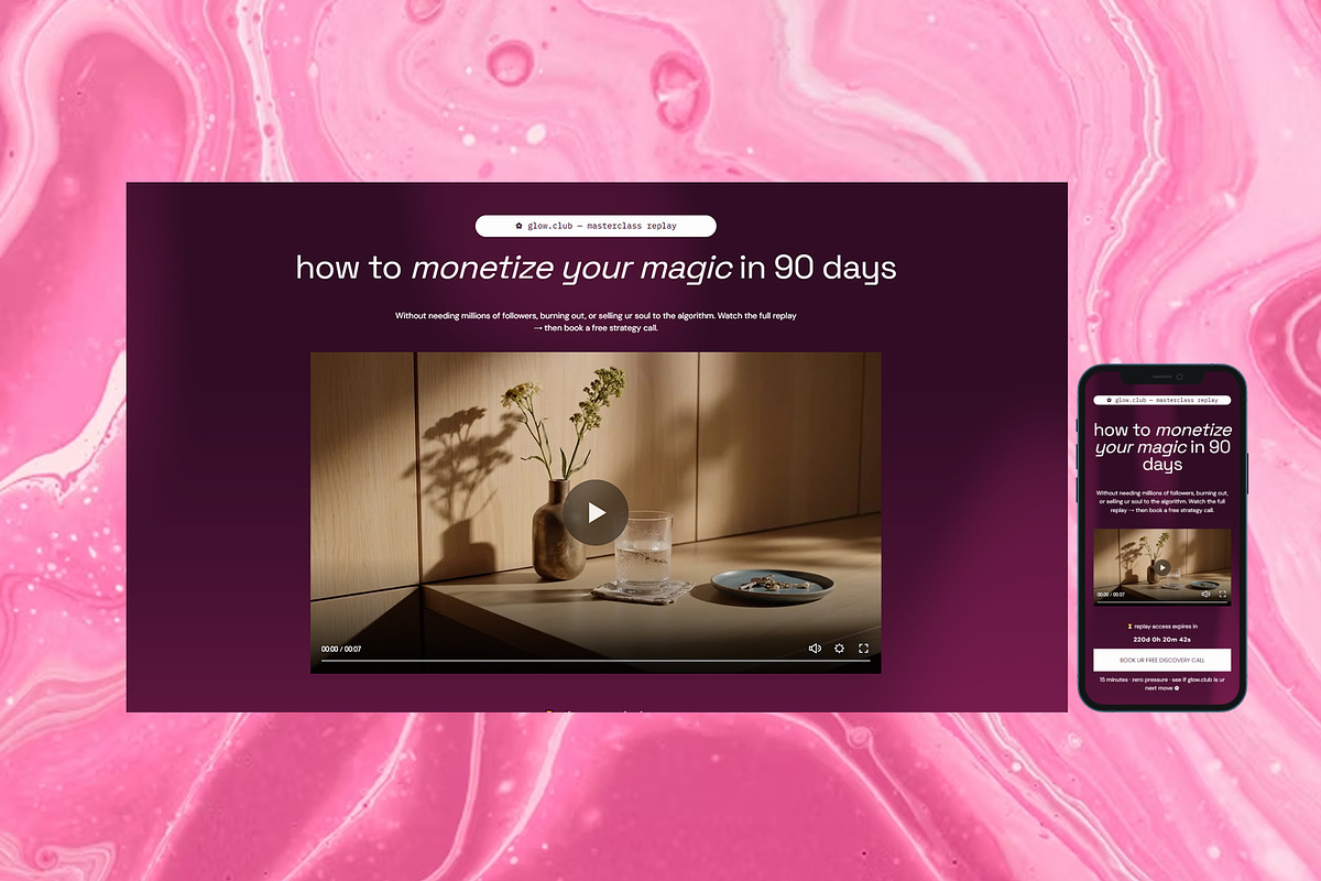 Webinar Squarespace Website Template, a Squarespace Template by Gem Media (Photo 3 of 6)
