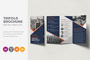 Business Brochure Trifold Template, a Brochure Template by SamiSimply7 (Thumbnail 1 of 5)