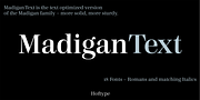 Madigan Text, a Serif Font by Hoftype (Thumbnail 1 of 11)