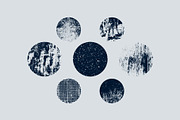 Vector grunge round textures set., a Texture Graphic by PoPaShop (Thumbnail 2 of 6)