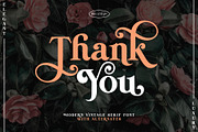 Delightful Napkin Modern Serif Font, a Serif Font by Airotype (Thumbnail 15 of 15)