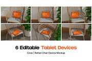 Cove - Rattan Chair Device Mockup, a Device Mockup by orenjidesign (Thumbnail 5 of 10)