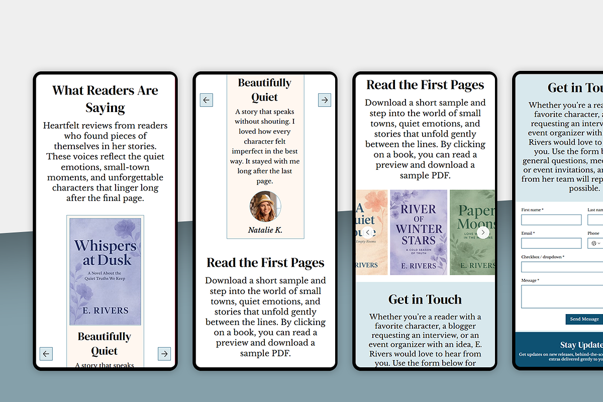 Author - Wix Studio Website, a Wix Template by Kitteeh (Photo 12 of 13)