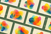 20 Liquid Sunrise Shapes Backgrounds, a Background Graphic by Incomelion (Thumbnail 6 of 10)