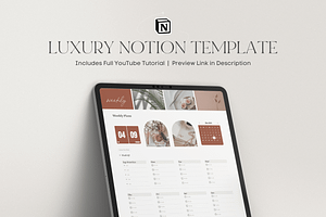 Notion Life Planner, a Websites & App Template by Asha Glenn Design Studio