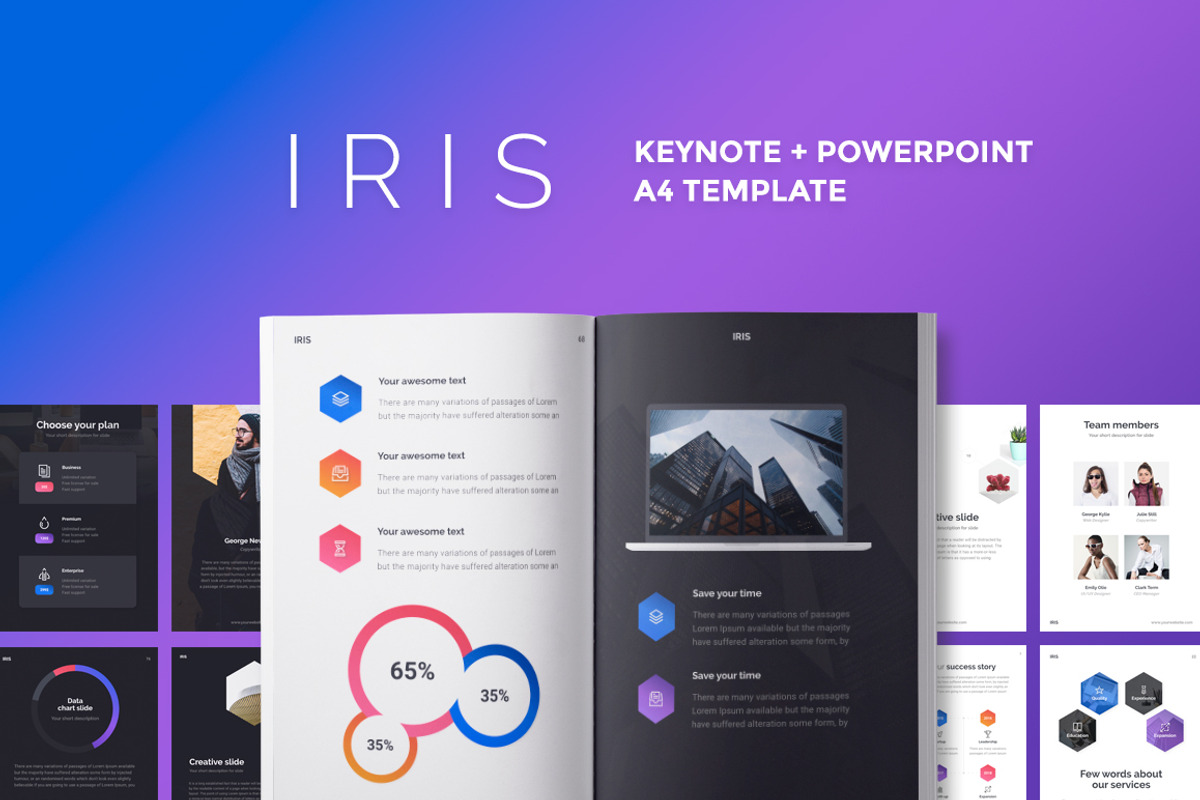 A4 | 18 Vertical Templates Bundle, a Presentation Template by Vladislav Muslakov (Photo 8 of 15)