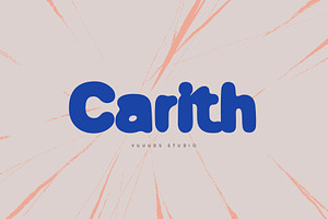 Carith, a Sans Serif Font by vuuuds