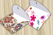 5 PDF Floral Gift Envelopes, a Print Template by Kseniya-Omega (Thumbnail 4 of 6)