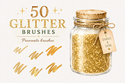 Procreate Glitter Brushes, a Brush Add-On by HopeArtIllustration (Thumbnail 1 of 11)