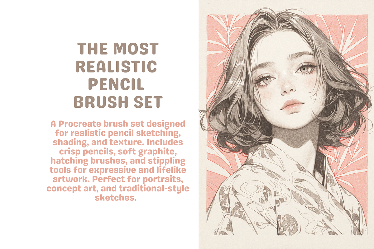 Pencil Sketch Procreate Brushes, a Brush Add-On by nikiartcorner (Photo 3 of 9)