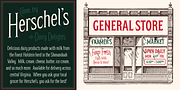 Herschel, a Serif Font by Tried & True Supply Co. (Thumbnail 15 of 16)