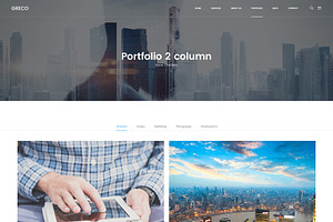 Greco - Business PSD Template